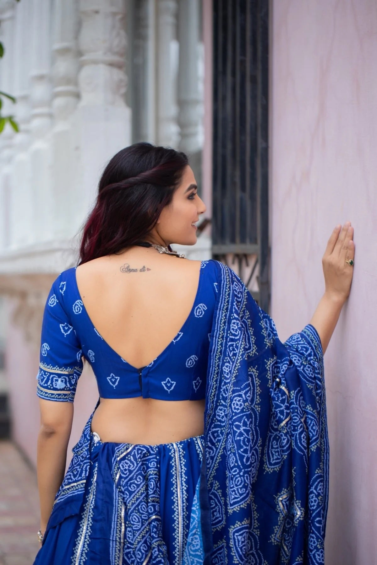 Amazing Bandhani Print with Gota Patti Work Traditional Lehenga Choli