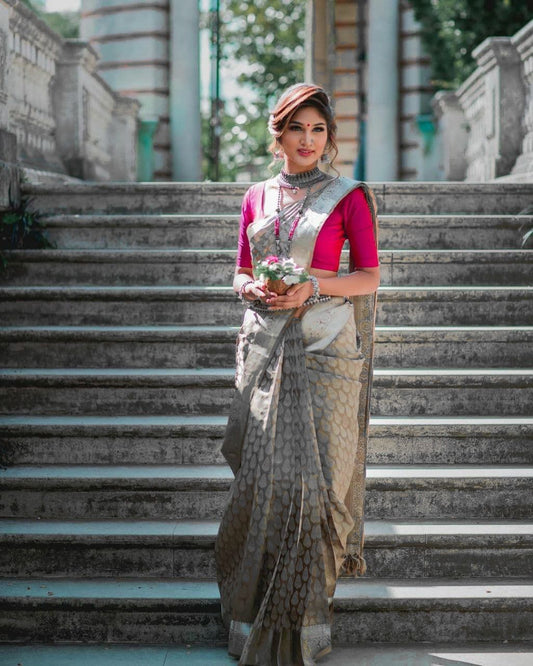 Bridal Wear Designer Banarasi Silk Saree