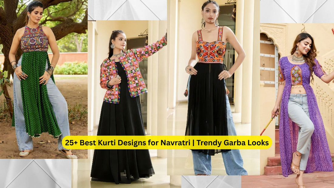 25+ Best Kurti Designs for Navratri | Trendy Garba Looks