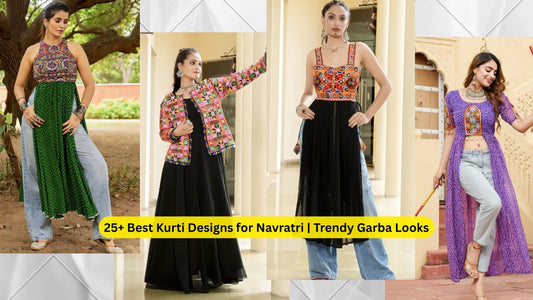 25+ Best Kurti Designs for Navratri | Trendy Garba Looks