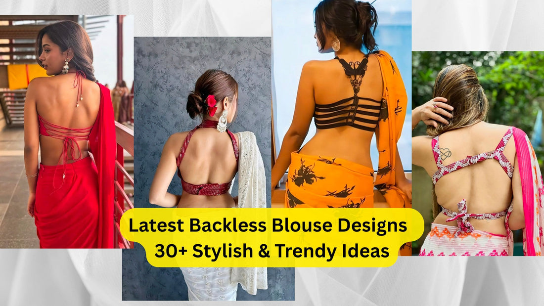 Backless Blouse Designs Latest – 30+ Stylish & Trendy Ideas