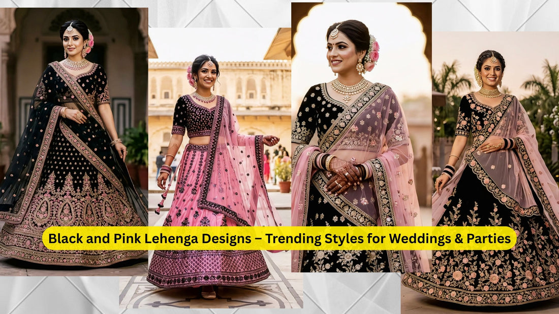 Black and Pink Lehenga Designs – Trending Styles for Weddings & Parties