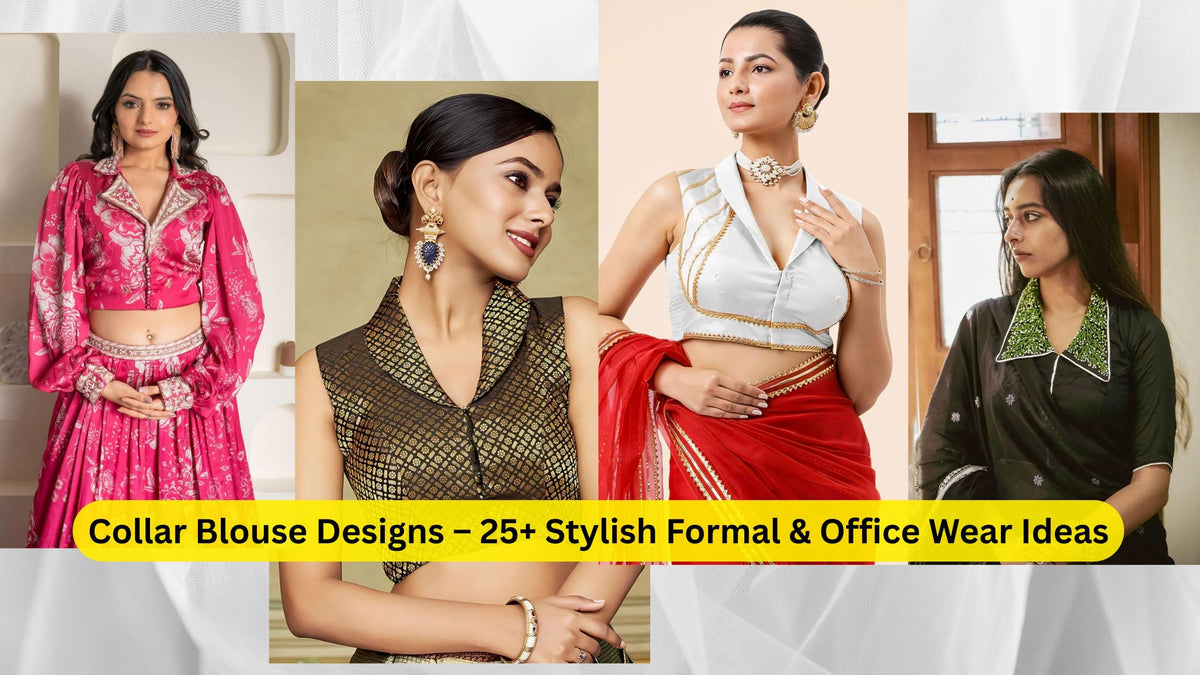 Collar Blouse Designs – 25+ Stylish Formal & Office Wear Ideas – Rim ...