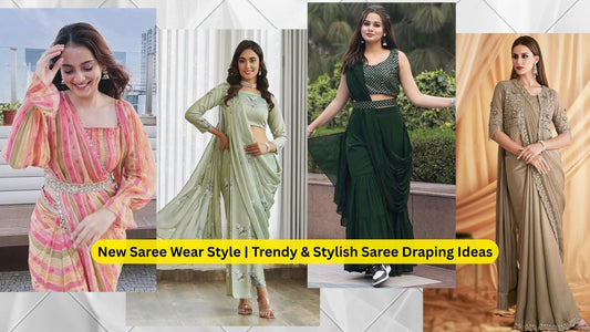 New Saree Wear Style | Trendy & Stylish Saree Draping Ideas