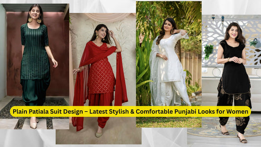 Plain Patiala Suit Design – Latest Stylish & Comfortable Punjabi Looks for Women
