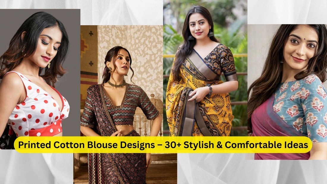 Printed Cotton Blouse Designs – 30+ Stylish & Comfortable Ideas