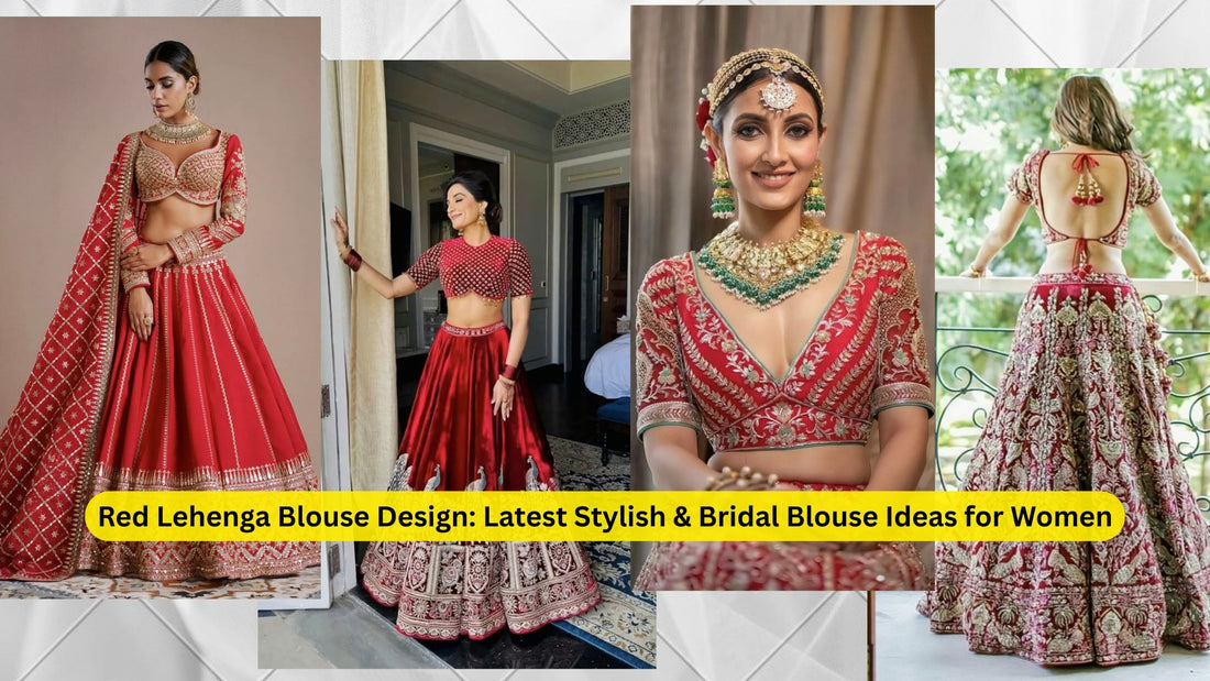 Red Lehenga Blouse Design: Latest Stylish & Bridal Blouse Ideas for Women