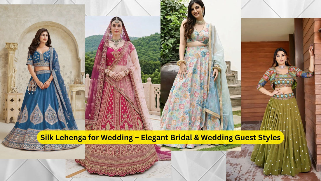 Silk Lehenga for Wedding – Elegant Bridal & Wedding Guest Styles
