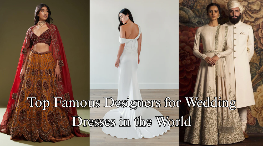 Top Famous Designers for Wedding Dresses in the World