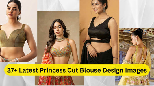 37+ Latest Princess Cut Blouse Design Images | Front & Back Style