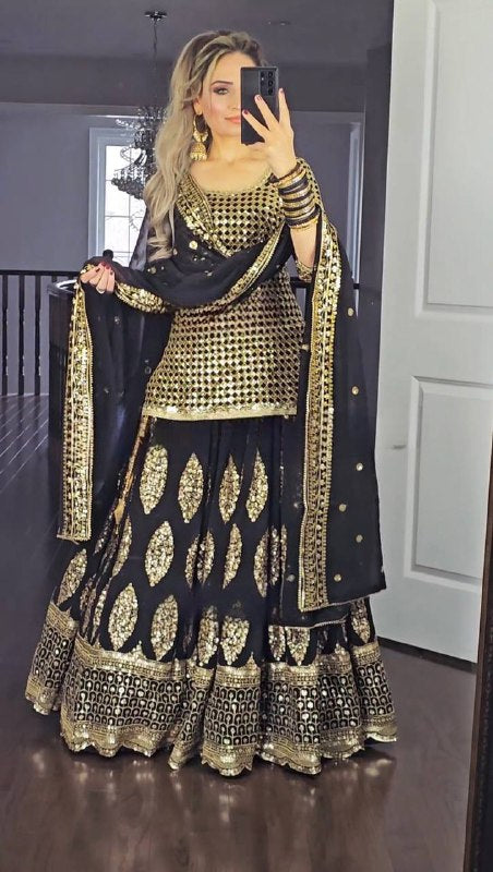 New Designer Lehenga With Top Party Wear Suit SI 1181