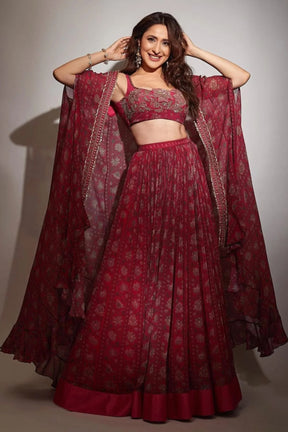 Pragya Jaiswal in Roos Lehenga Choli