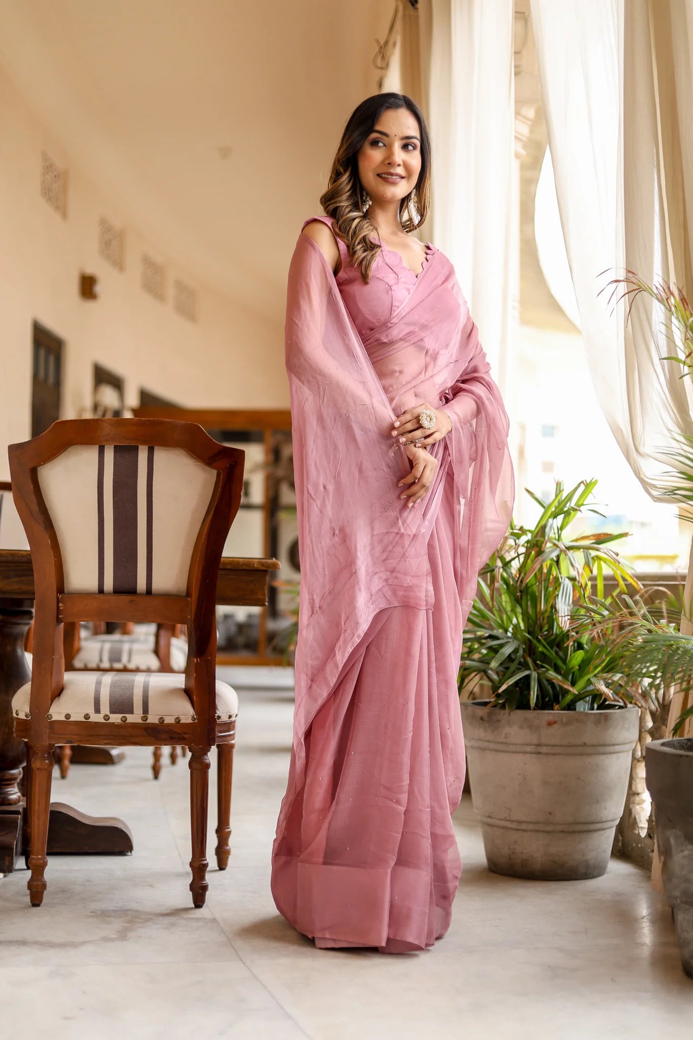 Chic Charisma Chiffon Saree