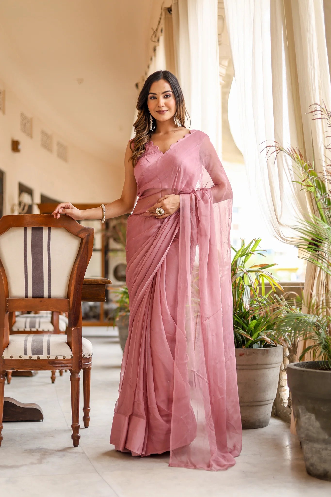 Chic Charisma Chiffon Saree