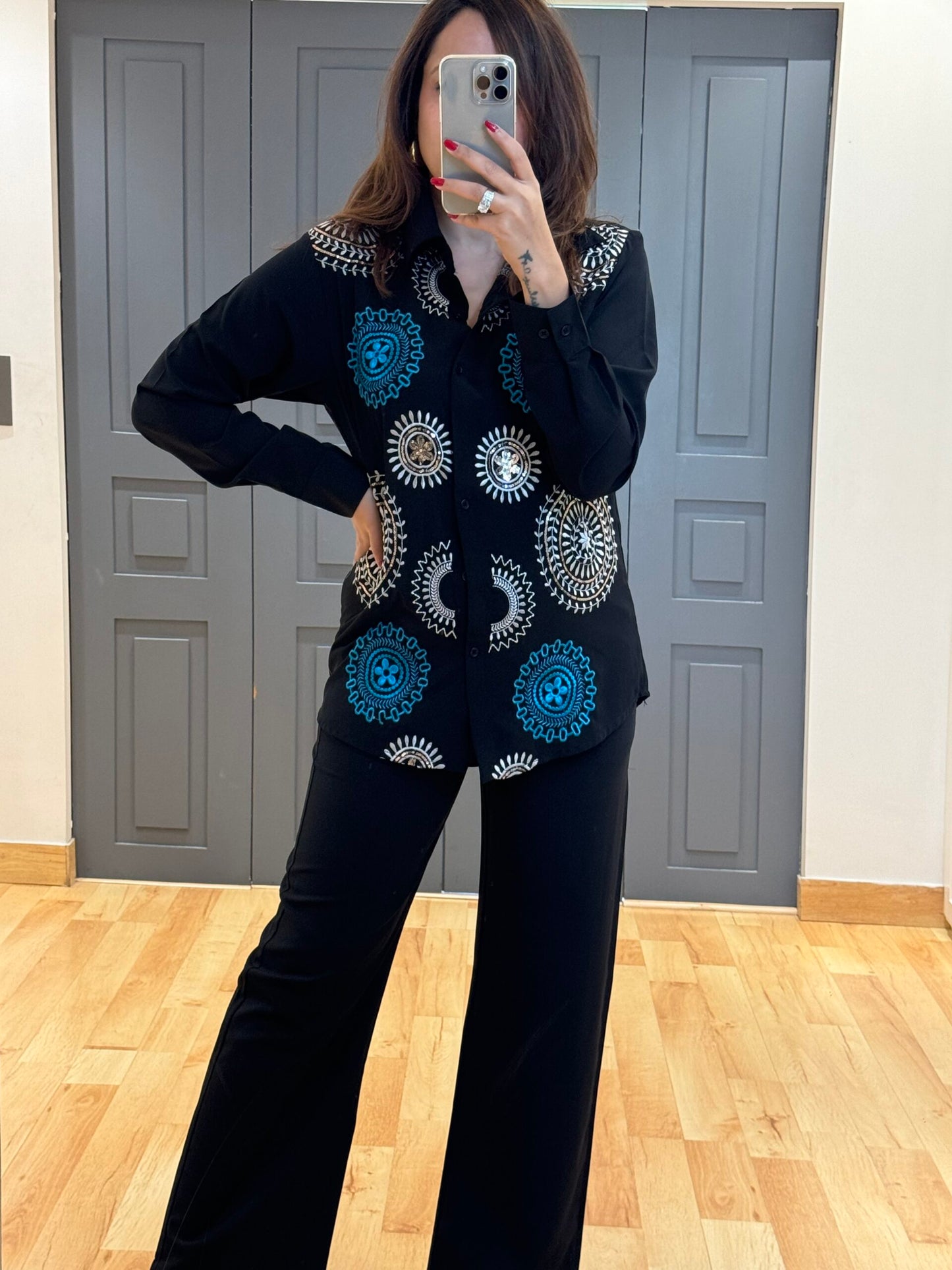 Noshi Embellished Coord Set | Glamorous and Stylish Outfit for Any Event