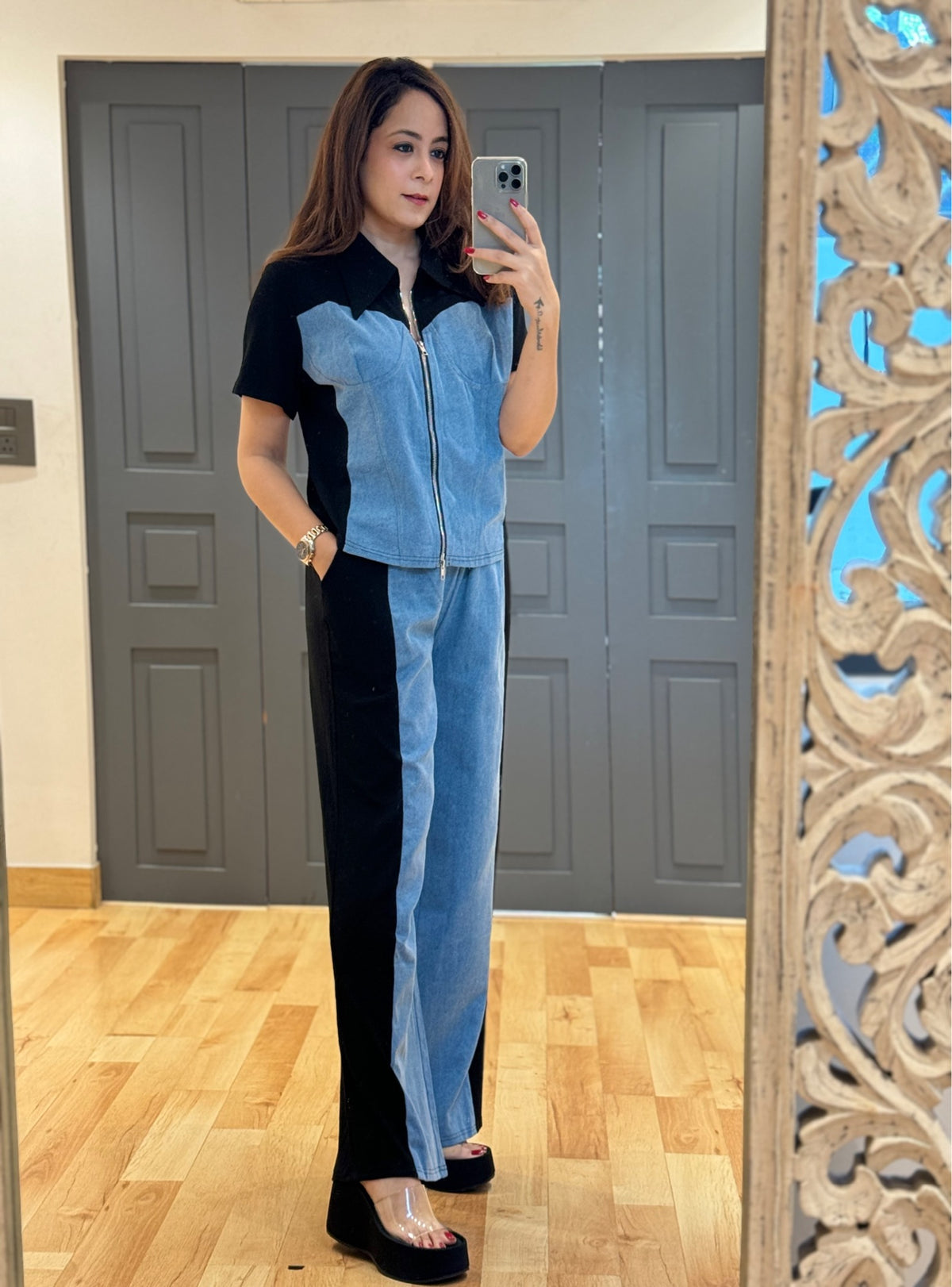 Denim Coord Set | Trendy and Versatile Denim Outfit for Modern Fashion
