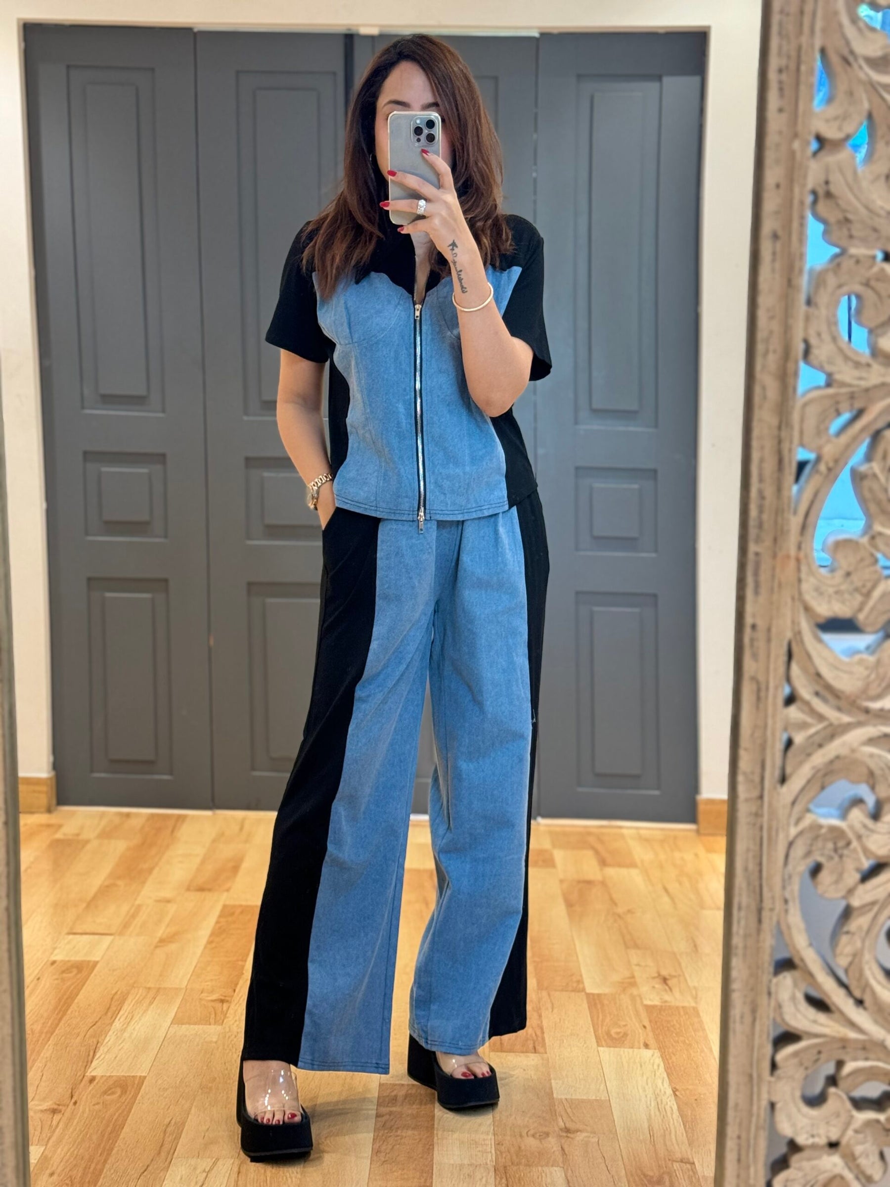 Denim Coord Set | Trendy and Versatile Denim Outfit for Modern Fashion