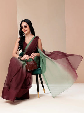 Ombre Chiffon Saree for Any Occasion