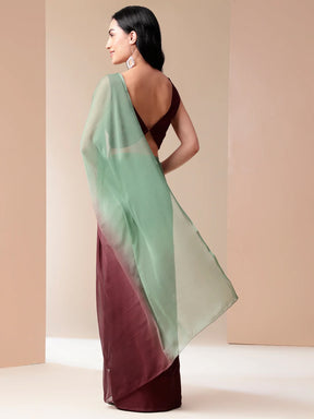 Ombre Chiffon Saree for Any Occasion