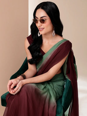 Ombre Chiffon Saree for Any Occasion