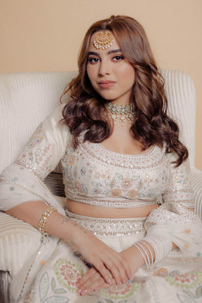 Aaliyah Kashyap Wears Qirat Lehenga Set with Signature Aari Embroidery