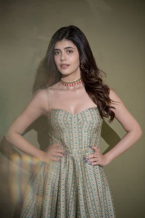 Sanjana Sanghi in Eco-Friendly Reeja Dress