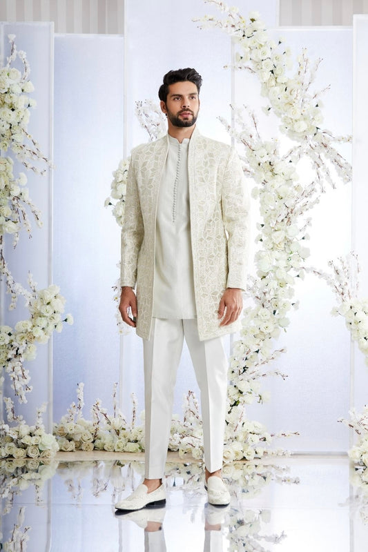 Engagement White Dress for Men | Elegant & Stylish Engagement Wear Rim Zim Fashion Engagement White Dress for Men | Elegant & Stylish Engagement Wear Rim Zim Fashion