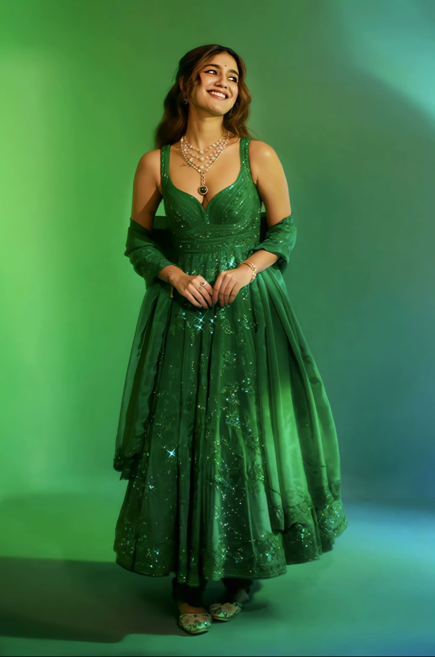 Fabric Details: Lehenga & Blouse- Jeni Silk, Odhni- Organza   Work Type: Embroidered  Colour: Green