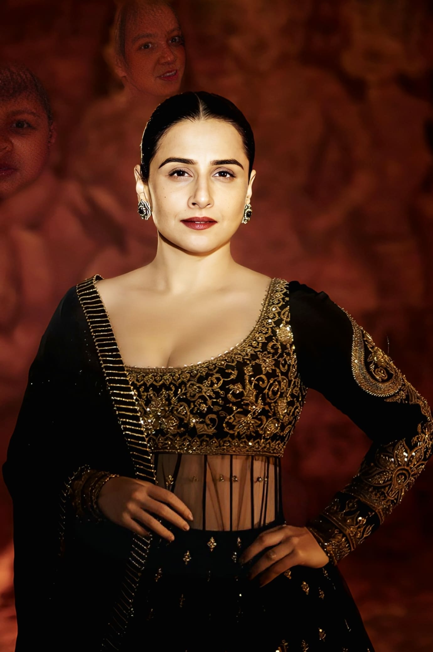 Fabric Details: Anarkali- Jeni Silk, Butterfly net, Skirt- Jeni Silk & Odhni- Chiffon  Work Type: Embroidered  Colour: Black