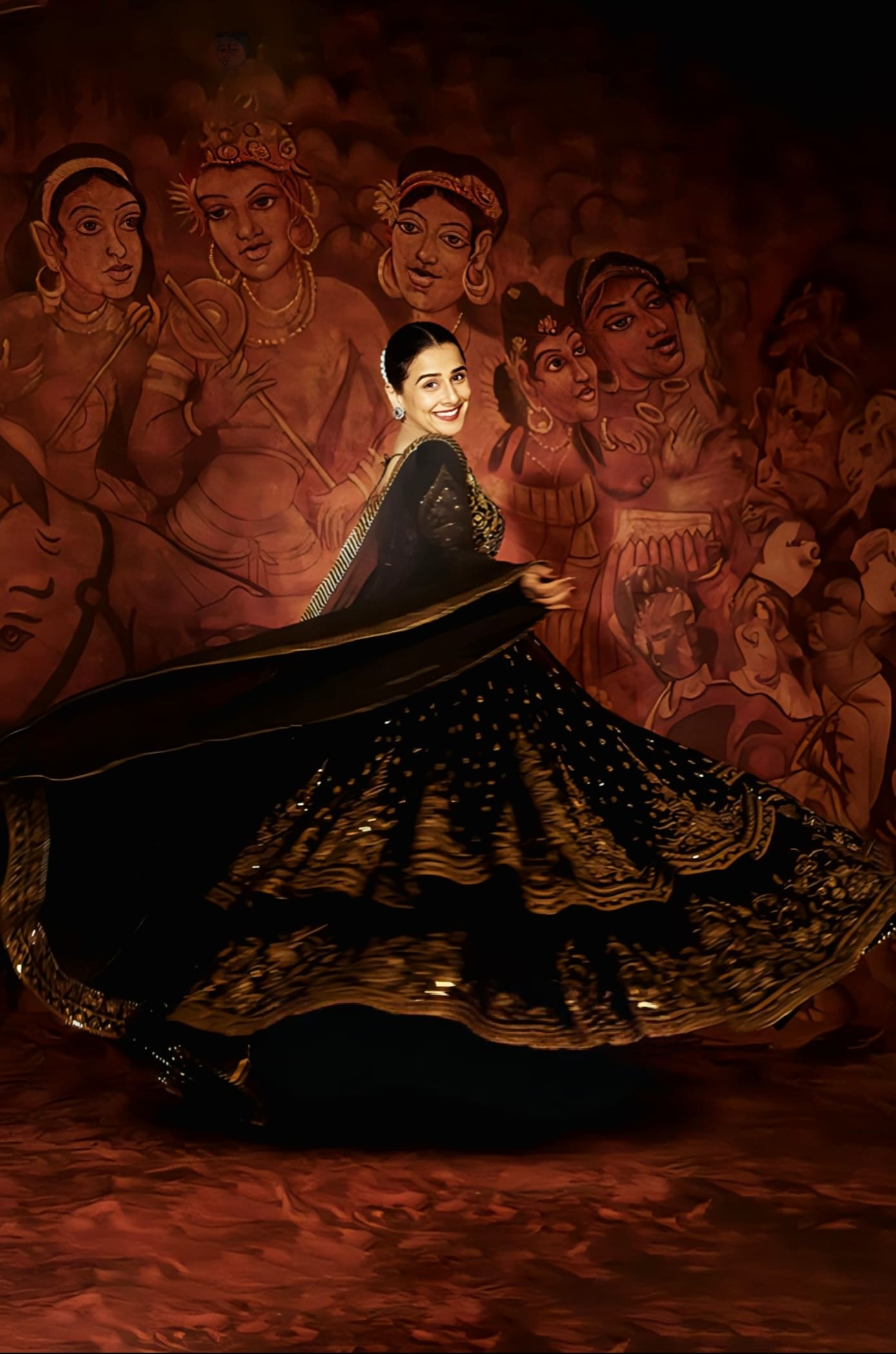 Fabric Details: Anarkali- Jeni Silk, Butterfly net, Skirt- Jeni Silk & Odhni- Chiffon  Work Type: Embroidered  Colour: Black