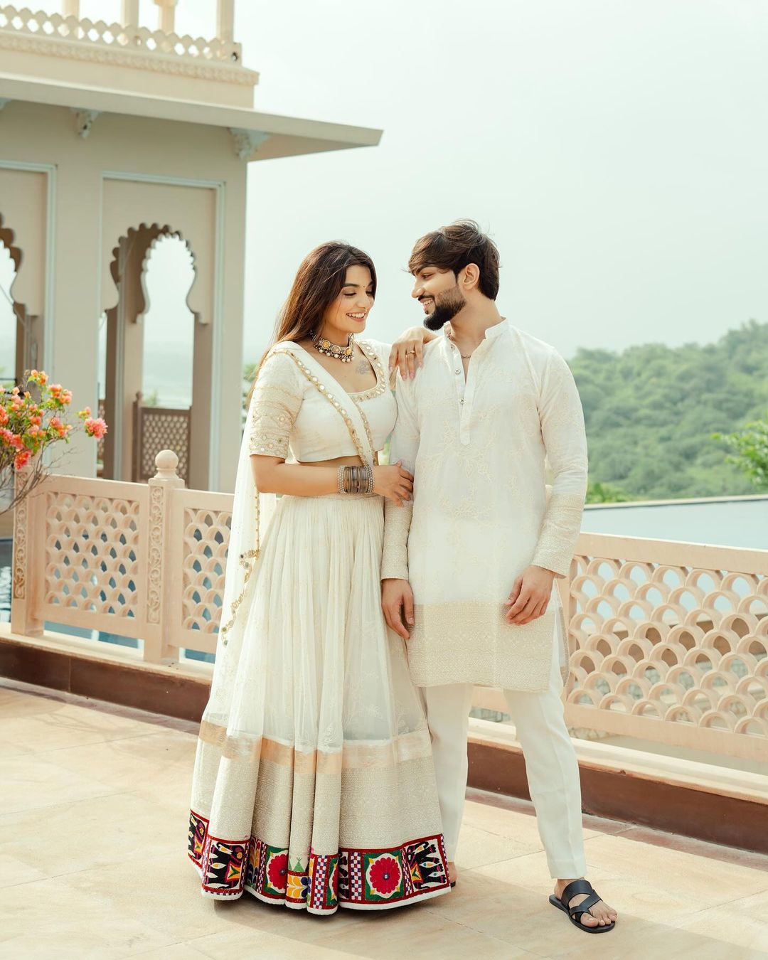 Navratri Special Couple Collection: Elegant Lehenga Choli & Stylish Kurta Set