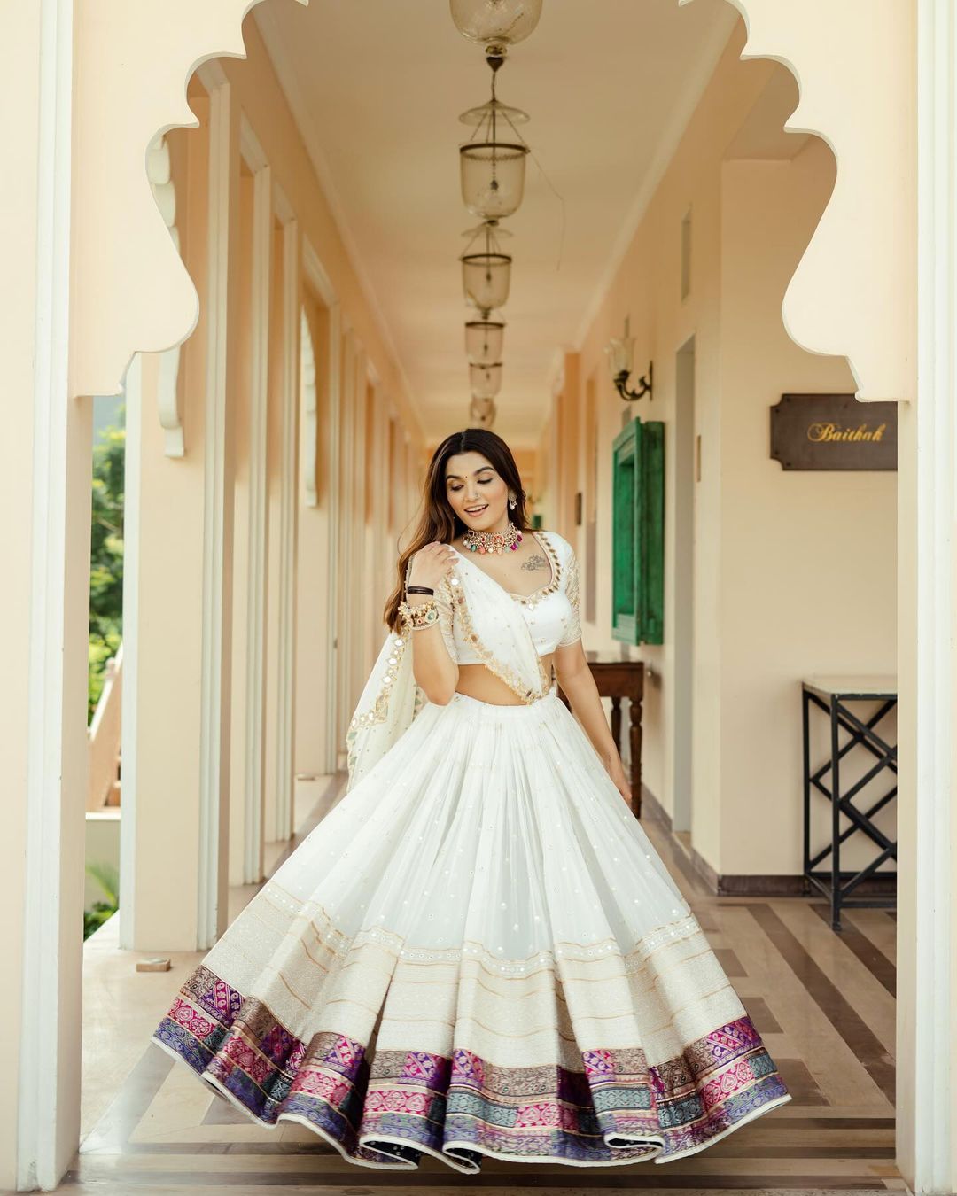 Navratri Special Couple Collection: Elegant Lehenga Choli & Stylish Kurta Set