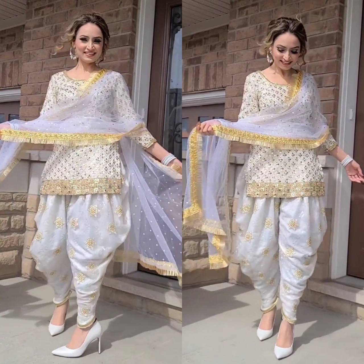 New style punjabi dhoti salwar hotsell