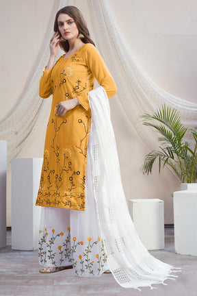 Fancy Georgette With Soft Silk Inner Semi-Stitched Designer Gown Suit HF1161-2