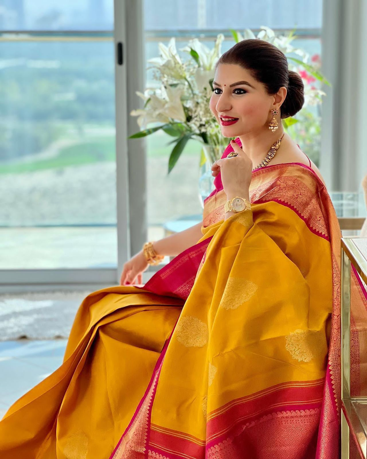 Traditional Lichi Silk Bridal Wear Banarasi Designer Saree