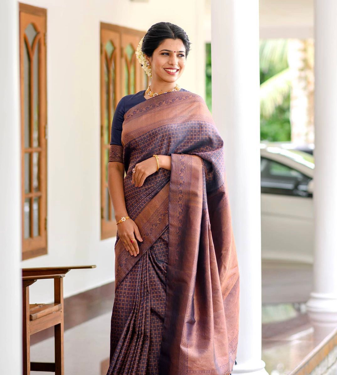 Woven Kanjivaram Pure Silk Saree