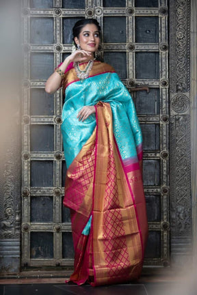 Traditional Bridal Wear Soft Silk Banarasi Designer Saree